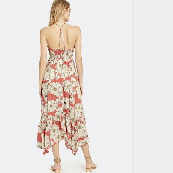 Free People Intimately Heatwave Sunset Combo Maxi Slip Dress Sz XS - Picture 3 of 10